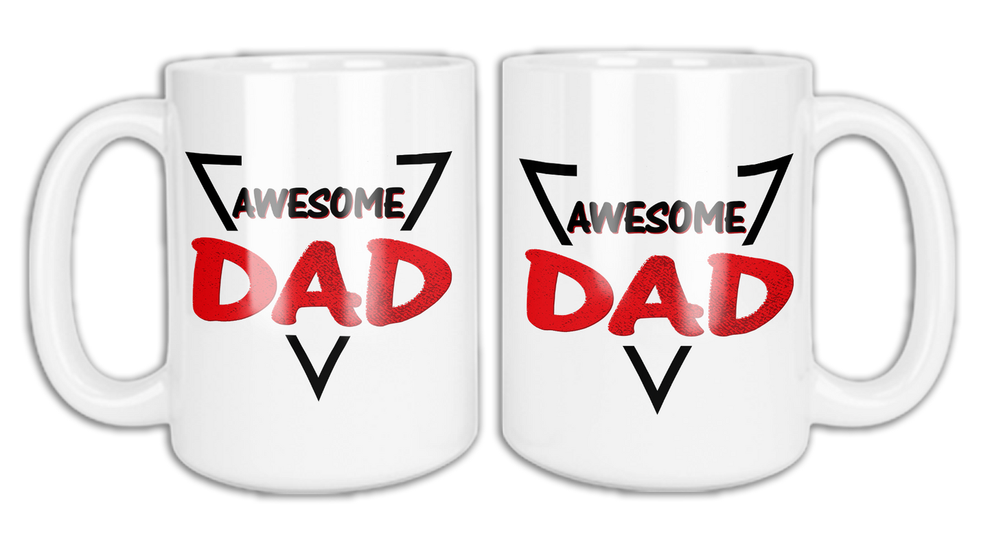 Awesome Dad T-Shirt, Hand Towel, Mug, Father's Day Gift, Dad Gift