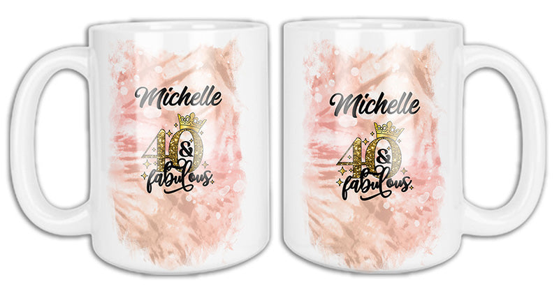 🎉Custom Fabulous Birthday Queen Mug🎉