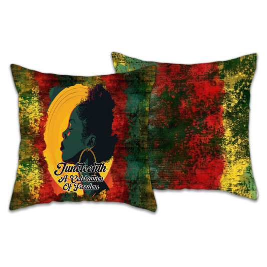 🎉Juneteenth " A Celebration Of Freedom" Pillow