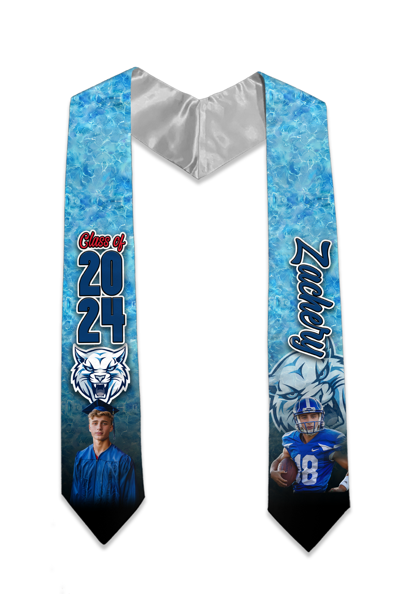 🔥Custom Class Of 2024 Graduation Stole - Collection #2🔥