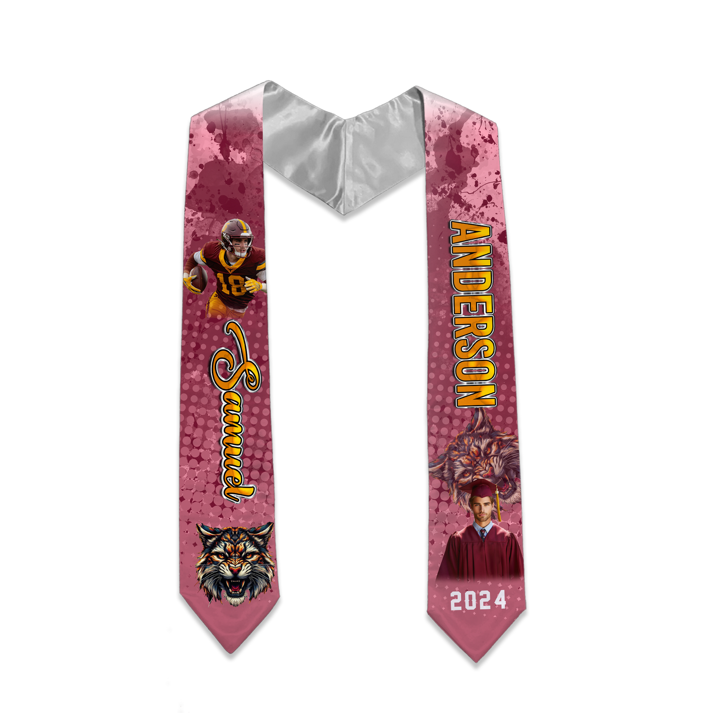 🔥Custom Class Of 2024 Graduation Stole - Collection #1🔥