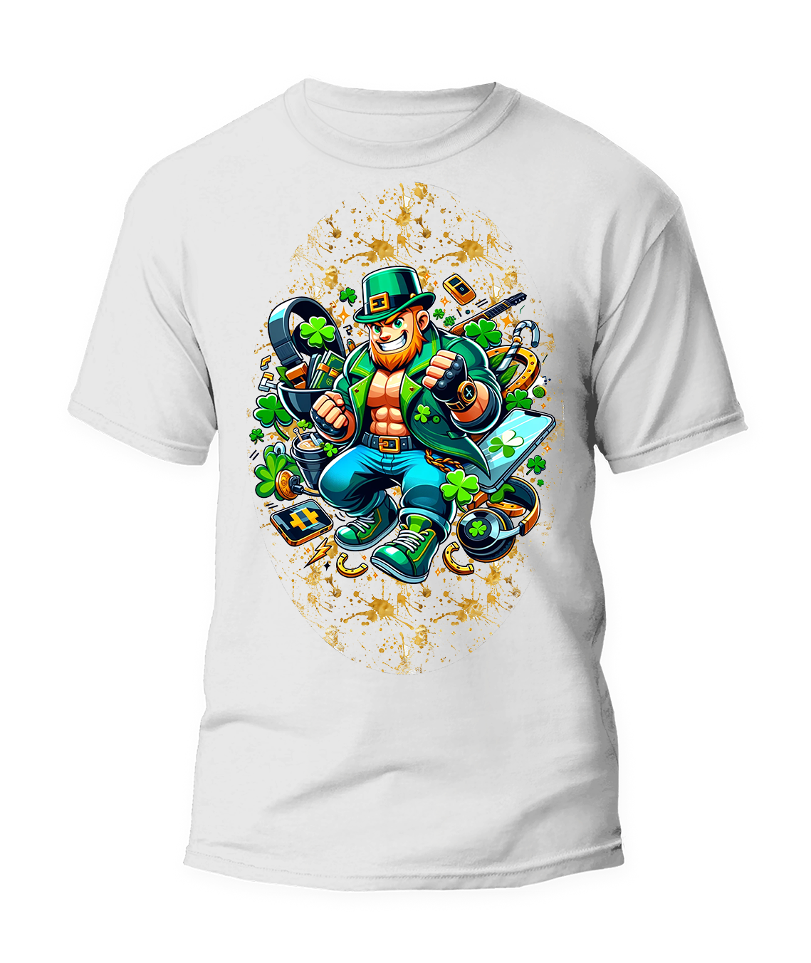 🍀"Fighting Irish" St. Patrick's Day Graphic T-Shirt🍀