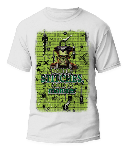 "Frankenstein" Halloween Graphic T-Shirt - For You and Your Family🎉