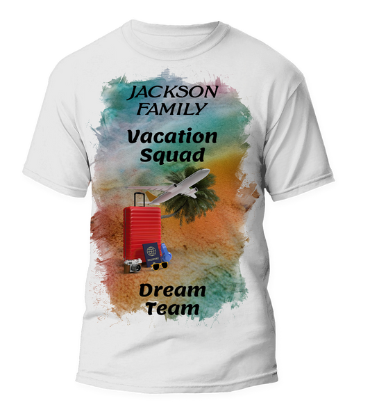 Personalized "Vacation Squad" T-Shirt | Adult and Youth Sizes