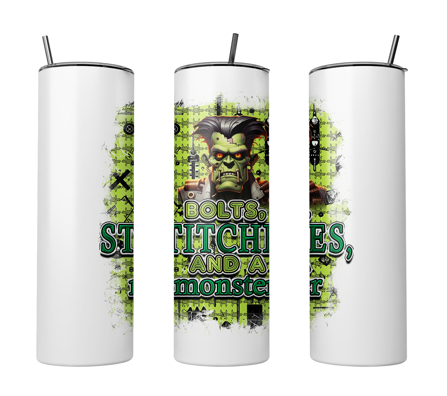 "Frankenstein" Halloween Graphic 20 0z Tumbler