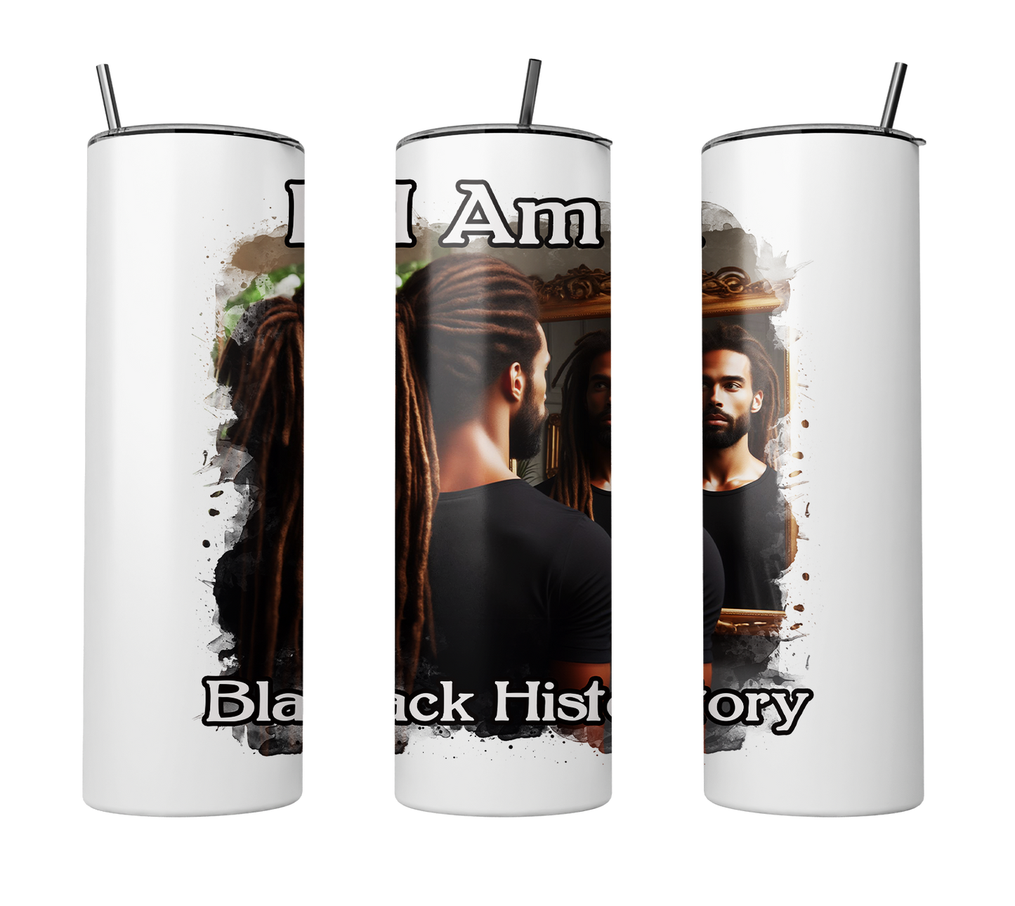 "Reflections Of Black Excellence" Graphic Tumbler #3