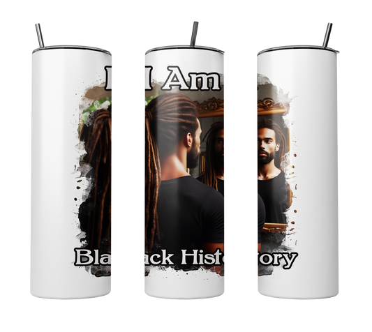 "Reflections Of Black Excellence" Graphic Tumbler #3