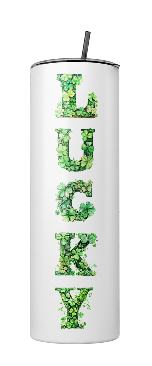 "LUCKY" St. Patrick's Day 20 oz Tumbler