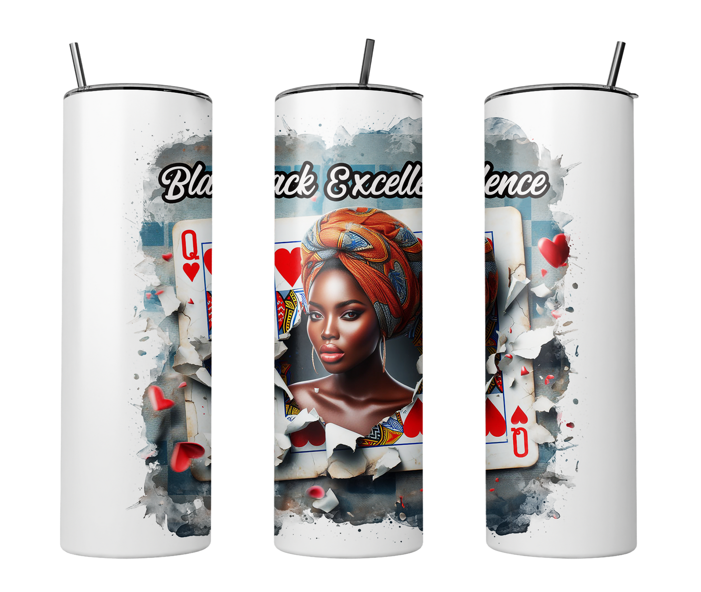 "Black Excellence" Graphic Tumbler