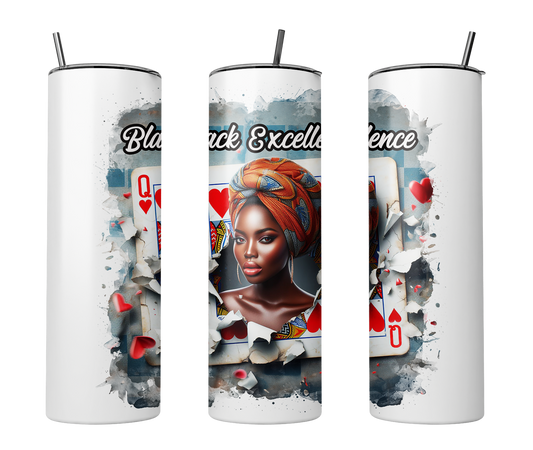 "Black Excellence" Graphic Tumbler