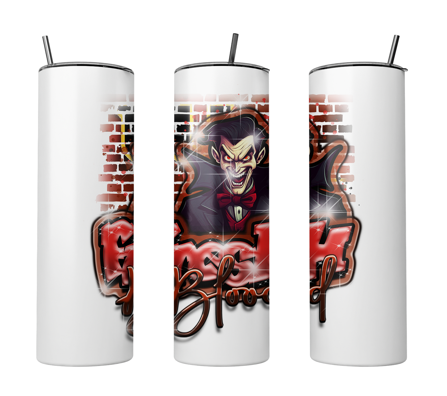 "Fresh Blood" Halloween Graphic 20 0z Tumbler