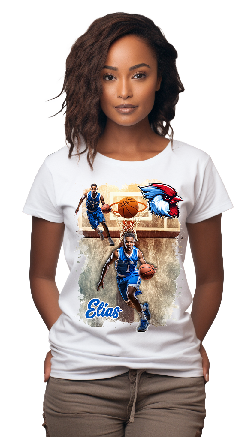 🎉Personalized "Basketball Mom" Graphic T-Shirt - For You and Your Family🎉