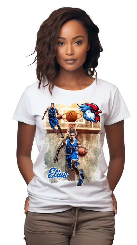 🎉Personalized "Basketball Mom" Graphic T-Shirt - For You and Your Family🎉