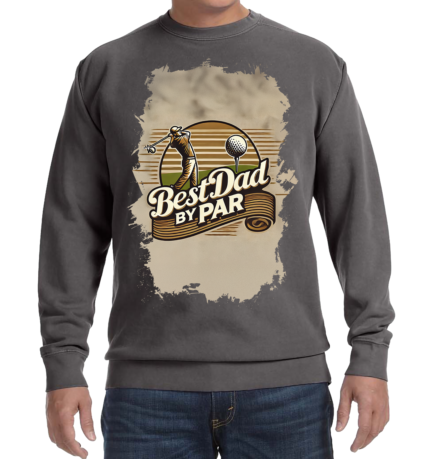 Trending "Best Dad By Par" Golf Sweatshirt ⛳🏌️‍♂️