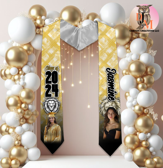 🔥Custom Class Of 2024 Graduation Stole - Collection #4🔥