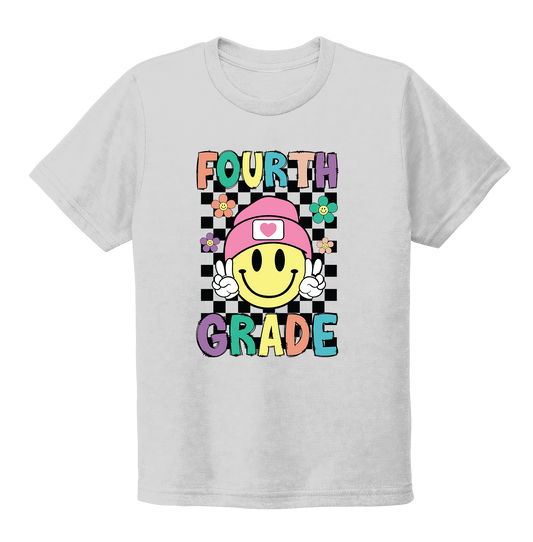 "Fourth Grade" Youth Back To School T-Shirt