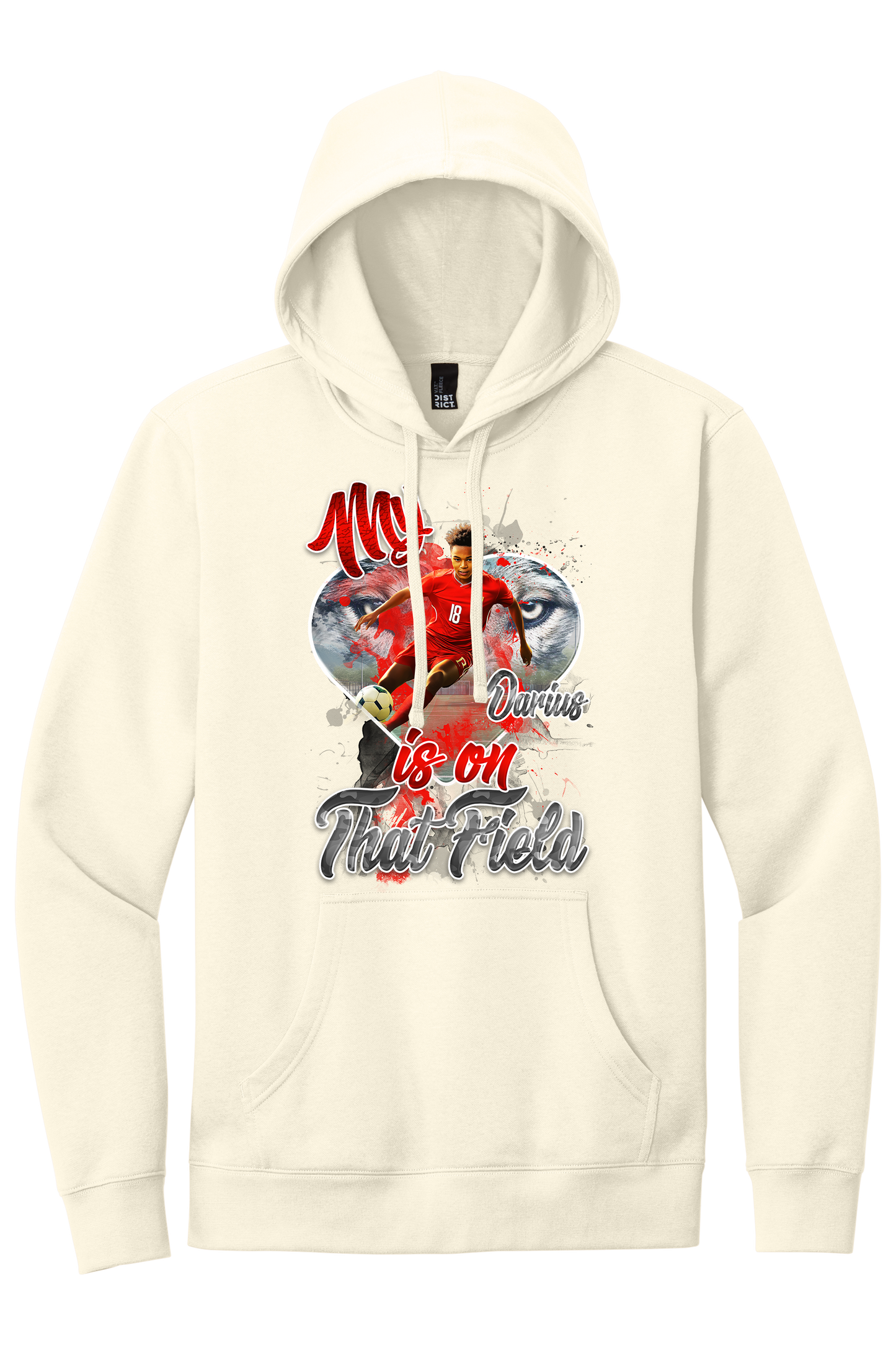 🎉Gardenia Personalized "My Heart Is On That Field" Soccer Hoodie🎉