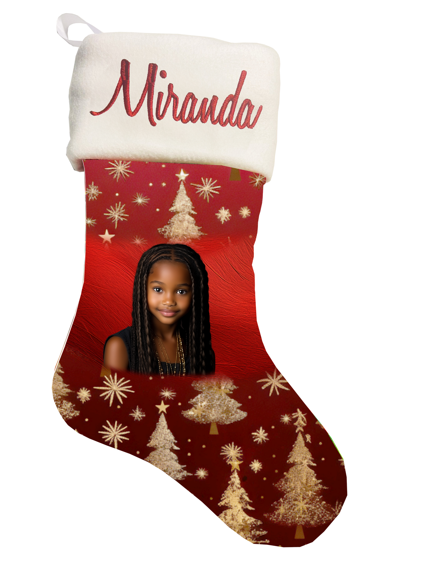 🎉Personalized Christmas Tree Theme Christmas Stocking🎉