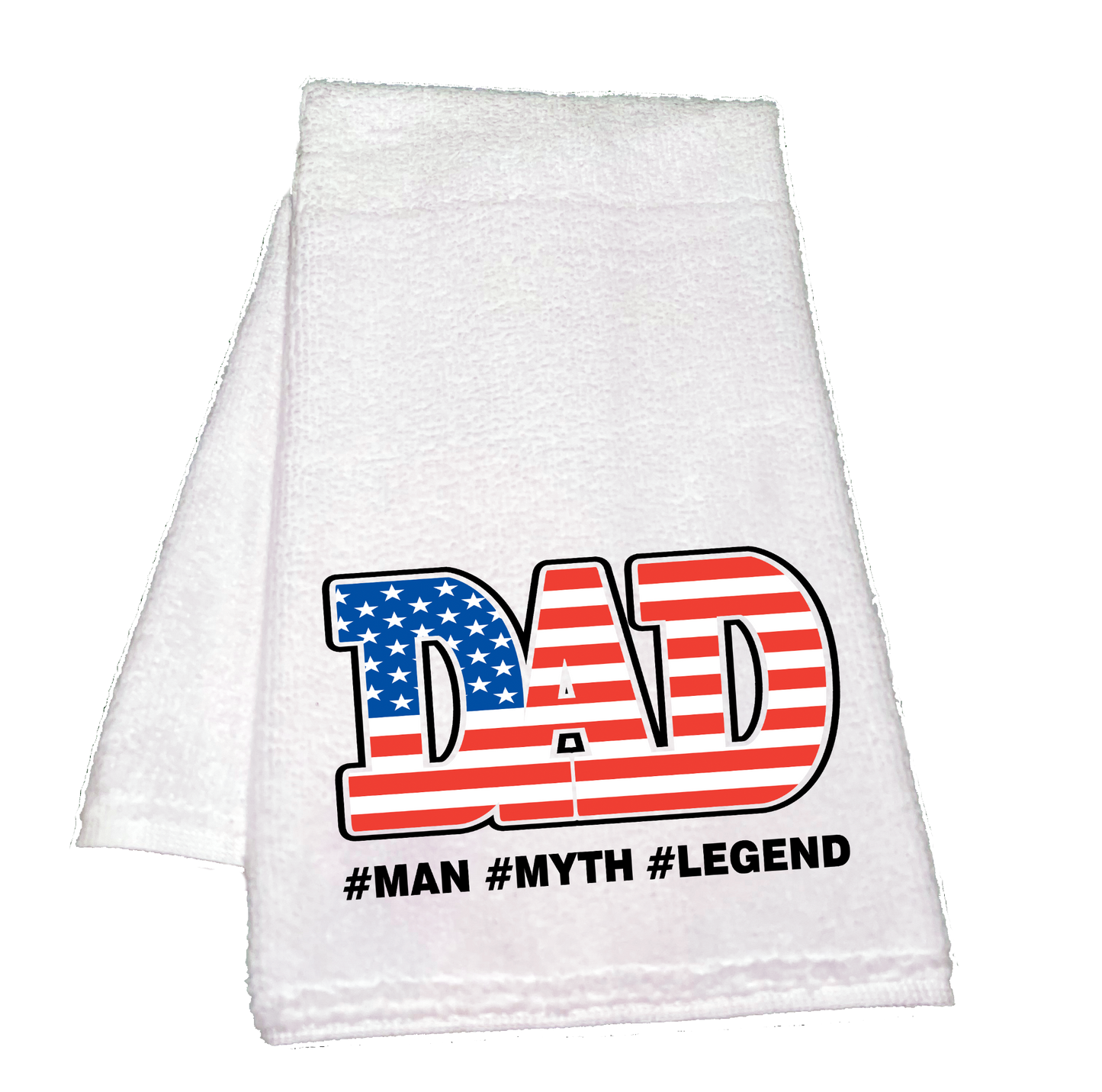 Dad - Man, Myth, Legend T-Shirt, Hand Towel, Mug, Father's Day Gift, Dad Gift