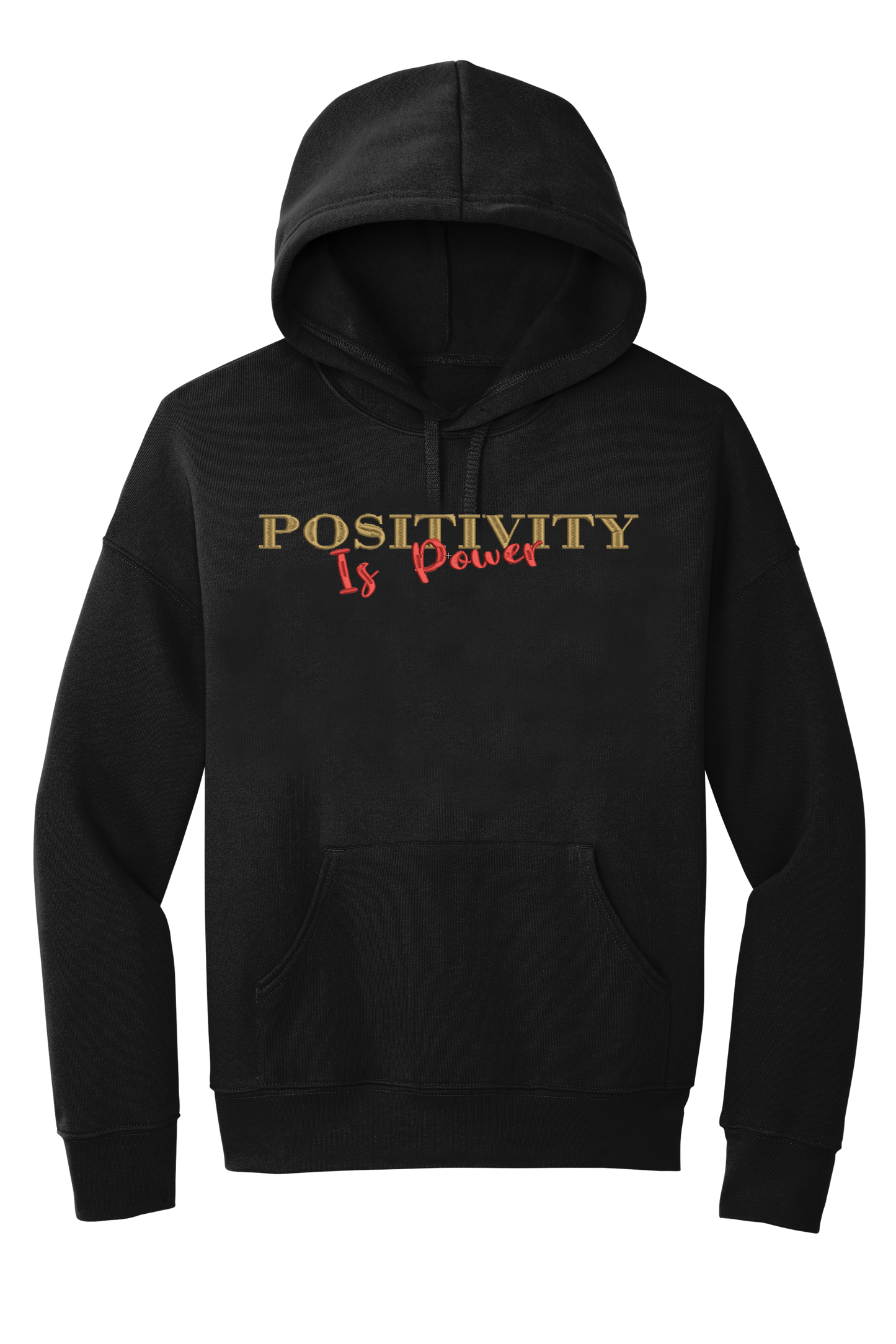 🎉Black "Positivity Is Power" Inspirational Hoodie🎉