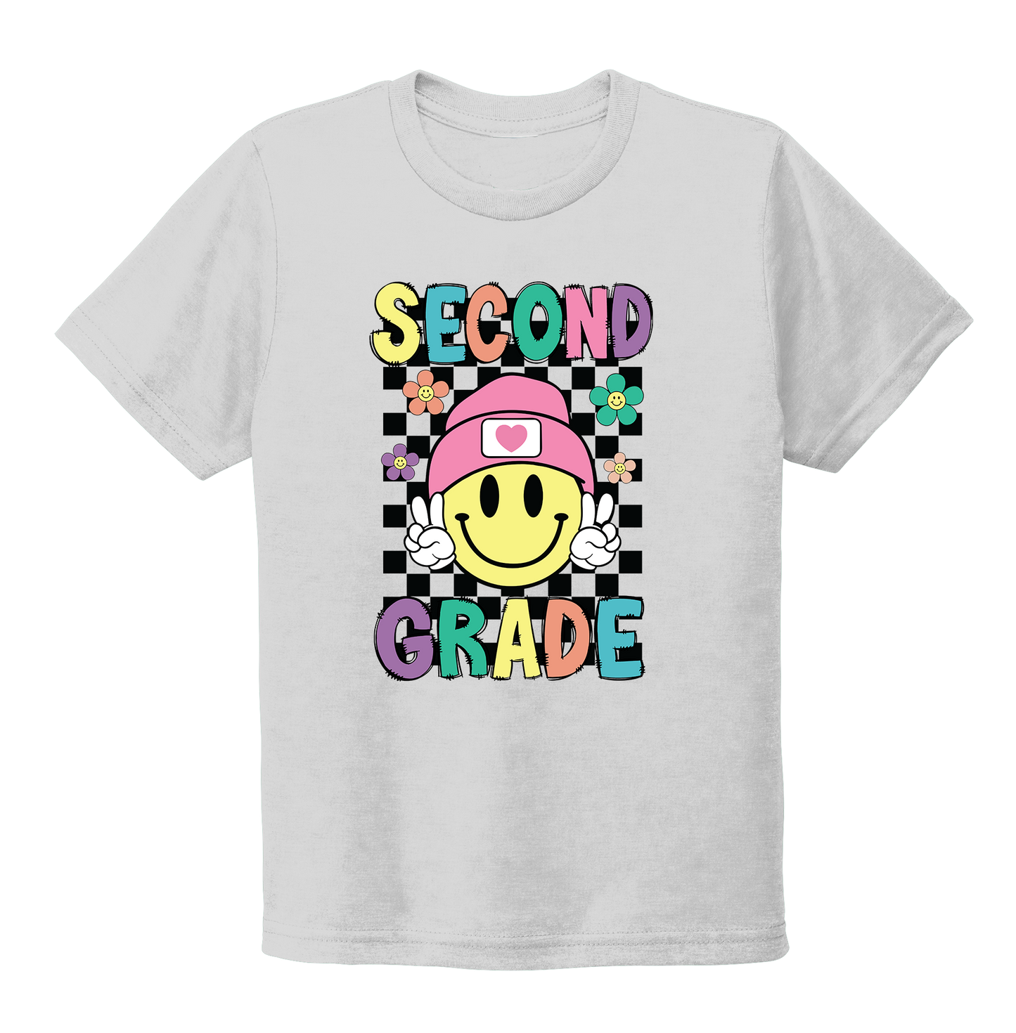 "Second Grade" Youth Back To School T-Shirt