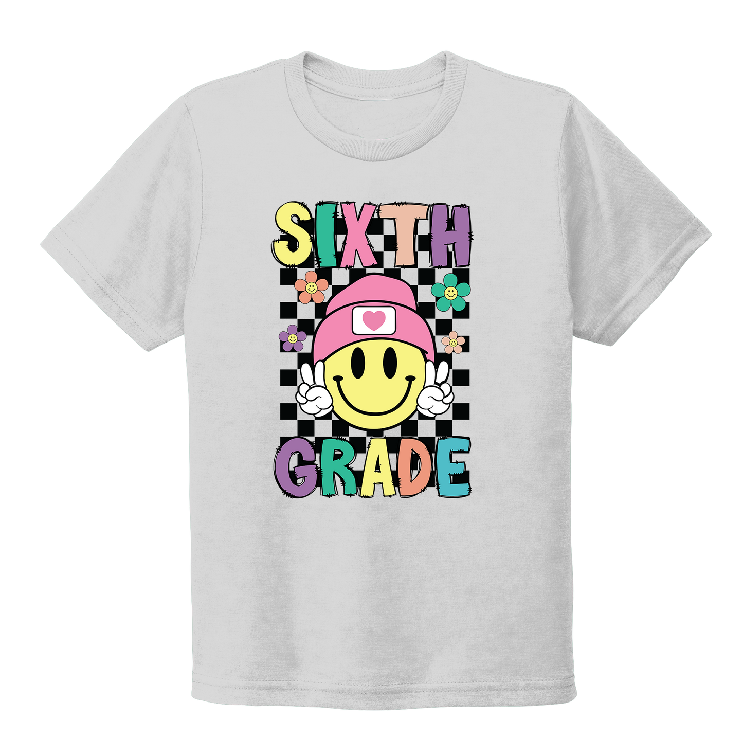 "Sixth Grade" Youth Back To School T-Shirt