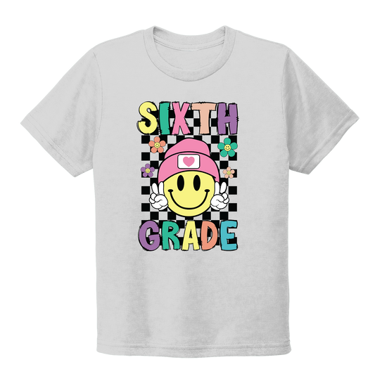 "Sixth Grade" Youth Back To School T-Shirt