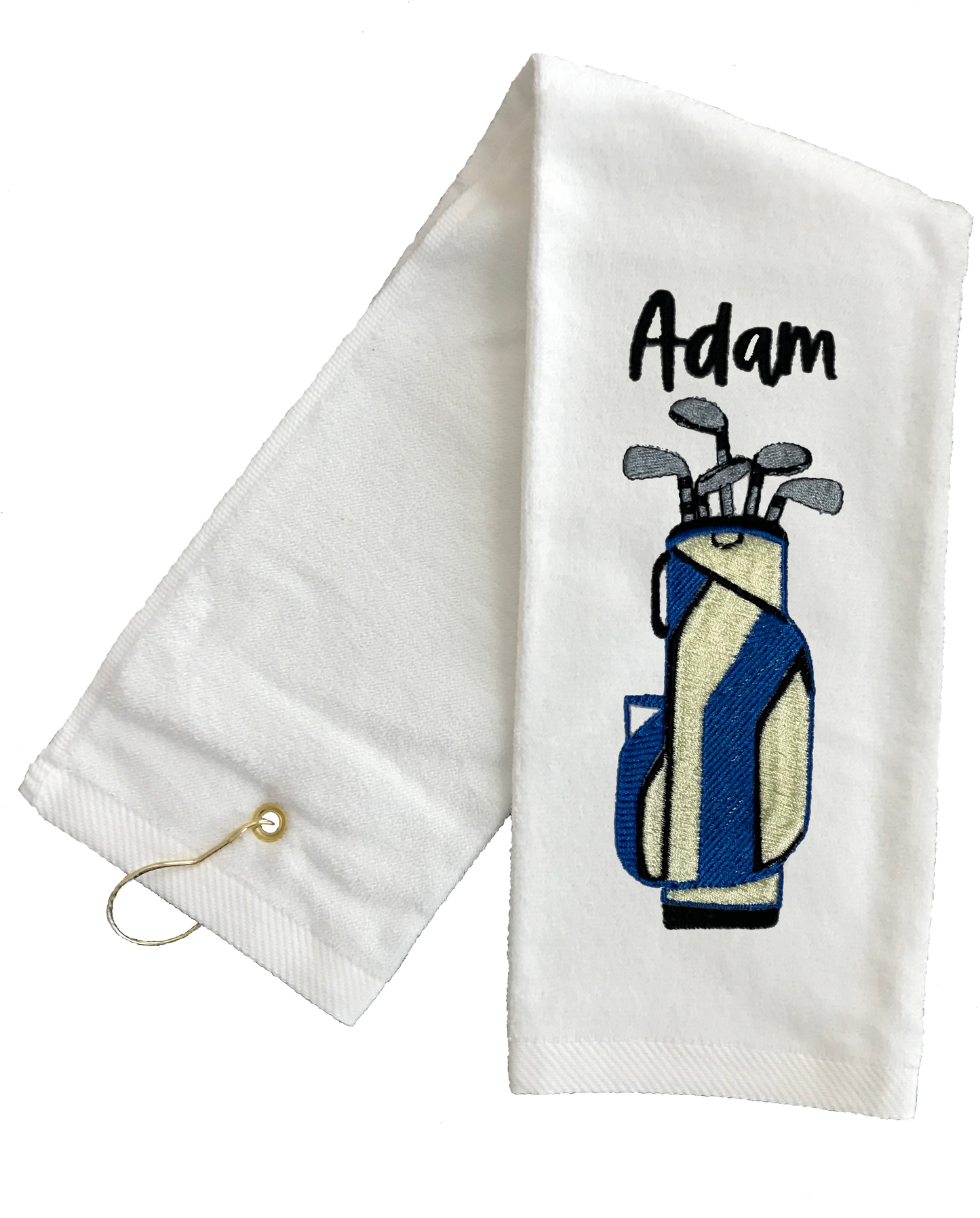 Golf Bag Personalized Embroidered Golf Towel