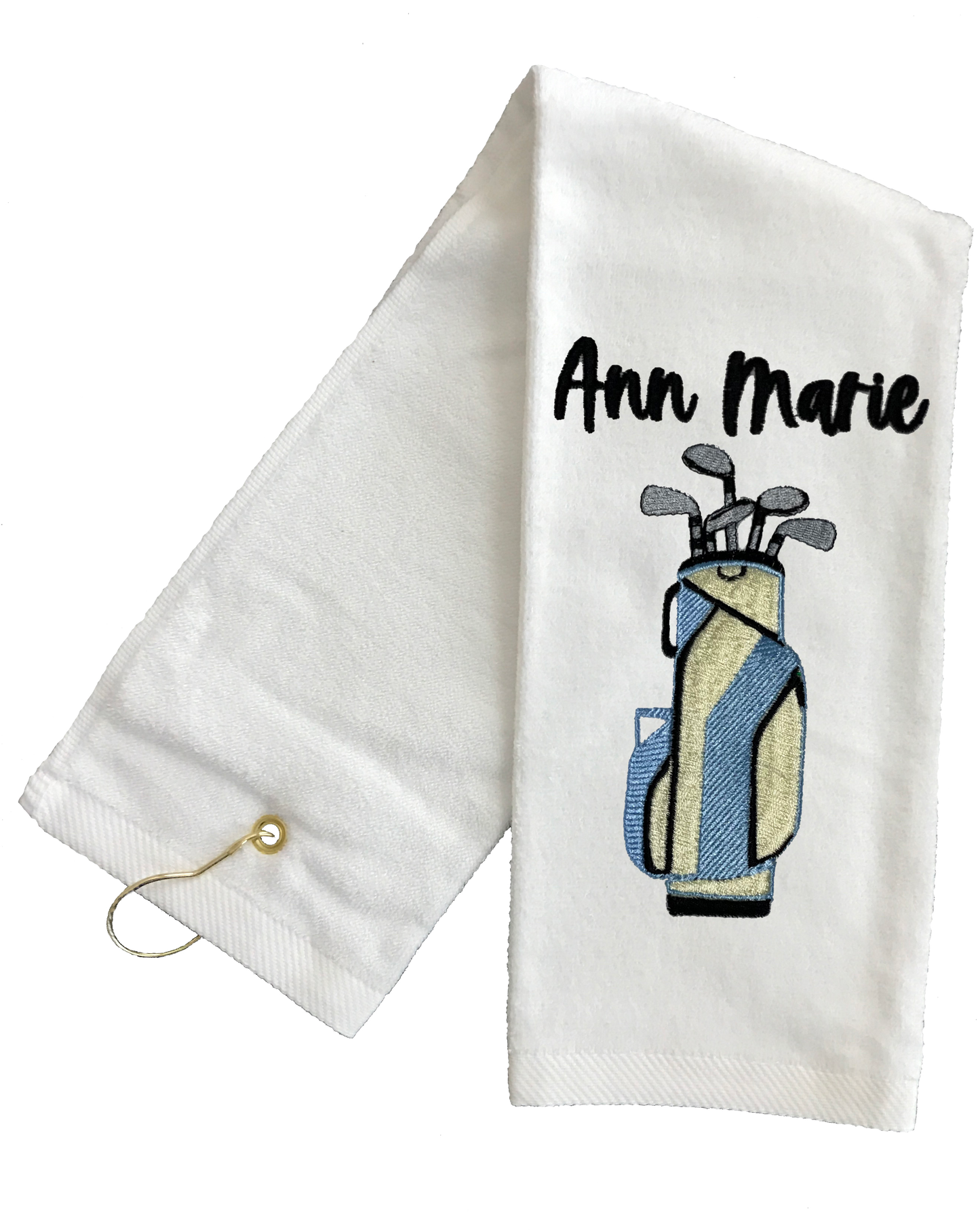 Golf Bag Personalized Embroidered Golf Towel